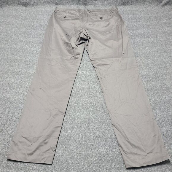 Bonobos Friday Pants Mens 35x32 Gray Athletic Fit Stretch Casual Chino Slacks - Picture 8 of 10